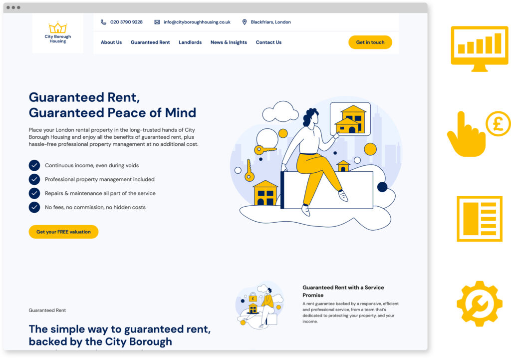 City Borough Housing SEO and PPC Campaign