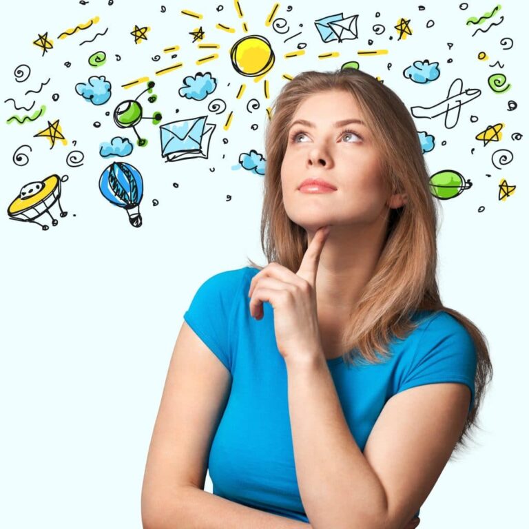 Thinking, wondering