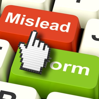 Mislead Inform Computer Showing Misleading Or Informative Advice Mislead Inform Computer Showing Misleading Or Informative Advice