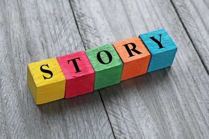 story on blocks.