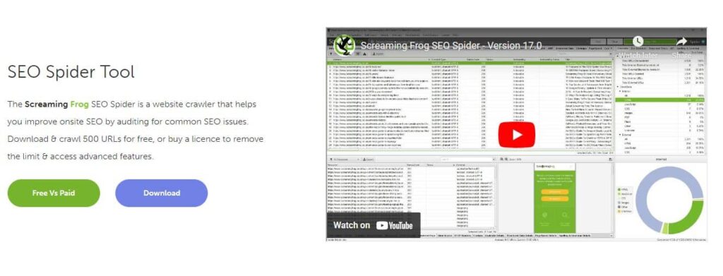 Screaming Frog free SEO tools for small businesses
