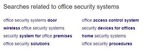 semantic keywords related searches