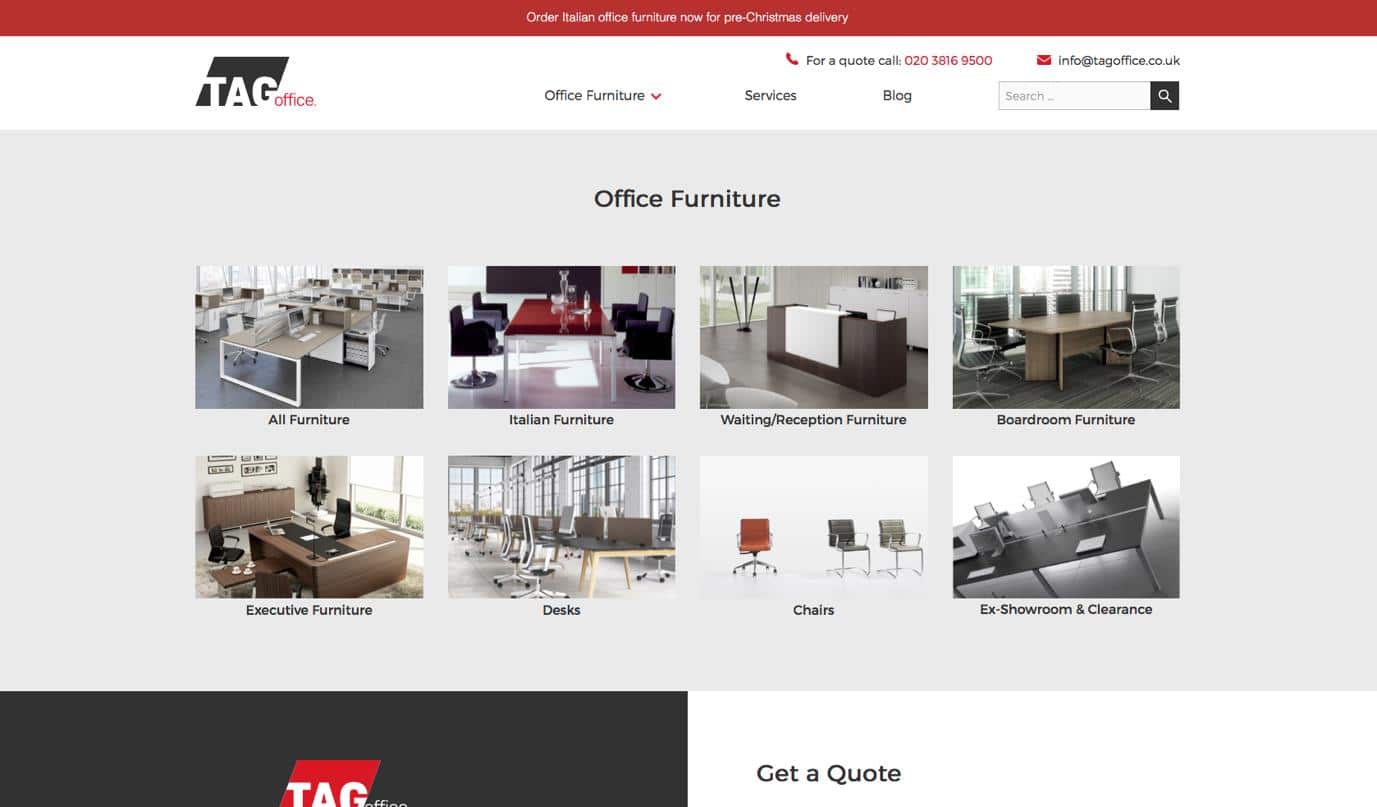 TAG Office New Website