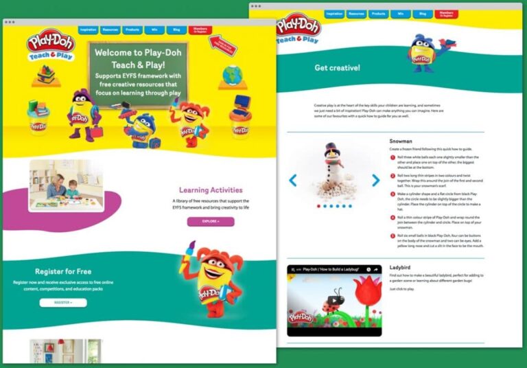 Play Doh Website